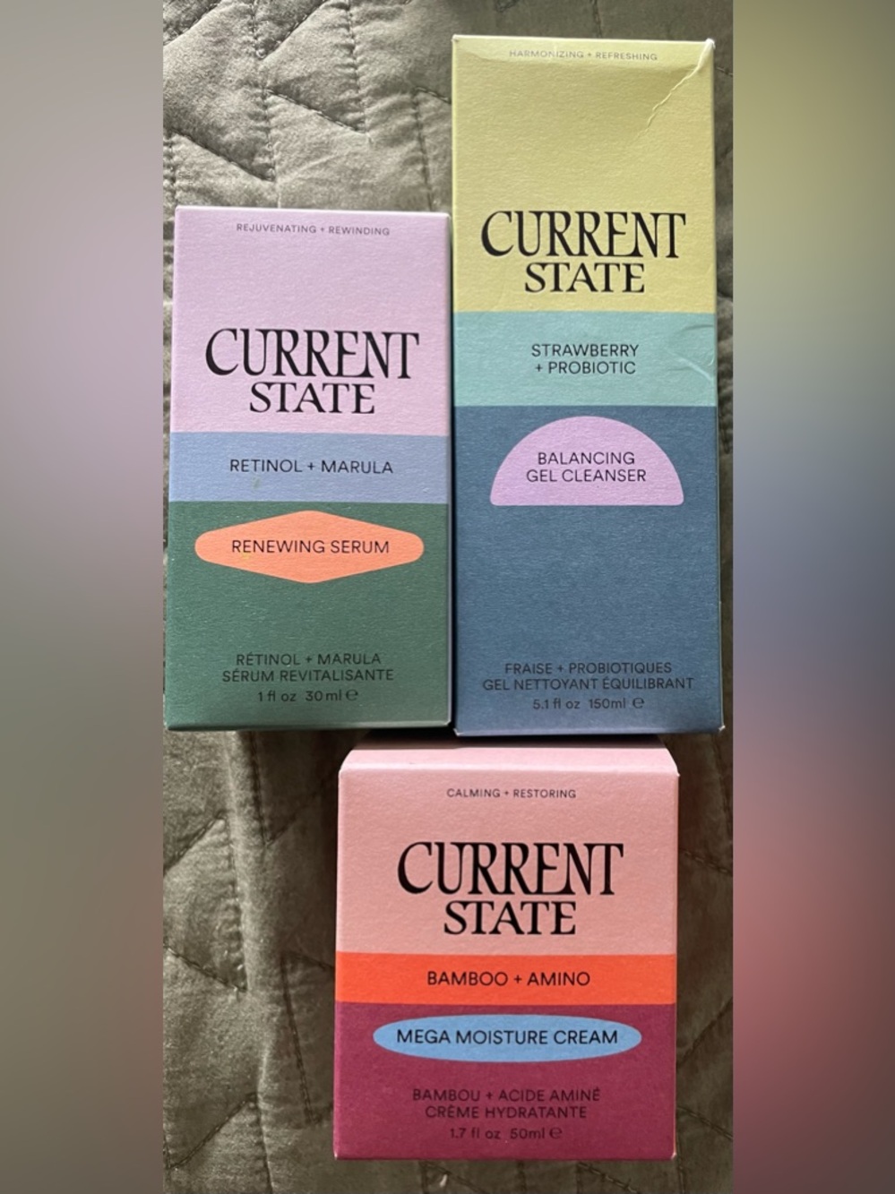 Current State Cleanser Serum & Moisturizer 3 Pack